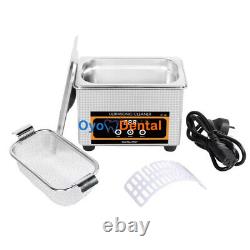 0.8L Small Mini Ultrasonic Cleaner for Jewelry Watch Ring Eyeglasses Necklaces
