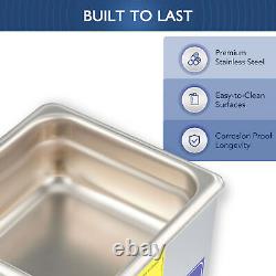 1.3L Digital Ultrasonic Cleaner Stainless Steel Professional Cleaning Machine