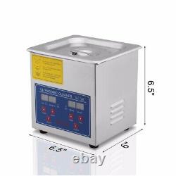 1.3L Ultrasonic Cleaner Stainless Steel Cleaning Machine JPS-08A 220V