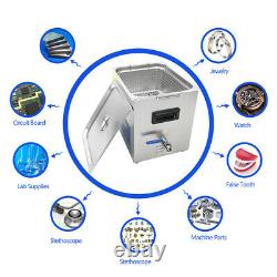 1027HTD Stainless Steel 30L Ultrasonic Cleaner with Digital LED Timer Heater