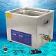 10l Digital Stainless Ultrasonic Cleaner Jewelry Watch Bath Washer Timer Heater
