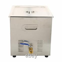 10L Digital Ultrasonic Cleaner Timer Stainless Ultra Sonic Cleaning Bath TankB