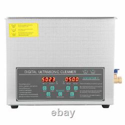 10L Double-frequency Digital Stainless Steel Ultrasonic Cleaner Cleaning Machine