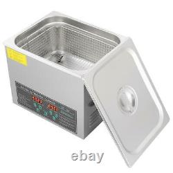 10L Double-frequency Digital Stainless Ultrasonic Cleaner Cleaning Tank Machine