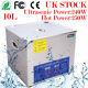 10l Professional Digital Stainless Ultrasonic Cleaner Bath With Tank Timer Heater