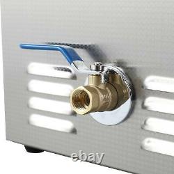 10L Professional Digital Ultrasonic Cleaner Timer Heater 304 Stainless Steel UK