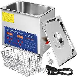 10L Stainless Steel Cleaning Machine Digital Ultrasonic Cleaner with Heater Timer