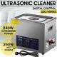 10l Stainless Ultrasonic Cleaner Ultra Sonic Bath Cleaning Timer Tank Heat