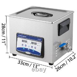 10L Ultrasonic Cleaner Ultrasonic Digital Sonic Cleaner Heat Sterilization