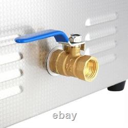 15L Digital Stainless Ultrasonic Cleaner Bath Heater Tank Timer Heat EU Plug New