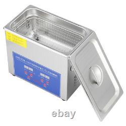 15L Digital Ultra Sonic Cleaner Bath Timer Stainless Tank Cleaning 355x330x280mm