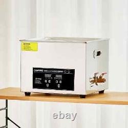 15L Digital Ultrasonic Cleaner Cleaning Machine with Heater Timer Stainless Steel
