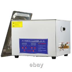 15L Digital Ultrasonic Cleaner Washing Machine with Heater Timer Stainless Steel