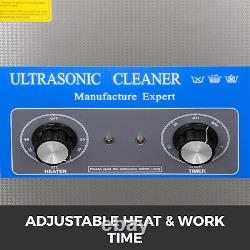 15L Ultrasonic Cleaner Knob Control with Heater Timer Stainless Cleaning Machine