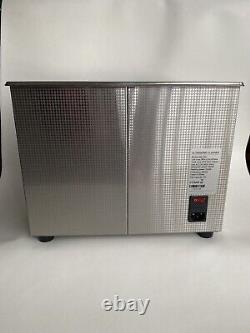 15L Vevor knob ultrasonic cleaning machine stainless steel with heater & timer