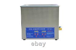 19L Stainless Ultrasonic Cleaner JPS-70A with Digital Control LCD &NC Heating UK