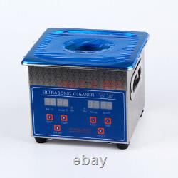 1PCS 1.3L Stainless Steel Ultrasonic Cleaner Cleaning Machine JPS-08A 220V