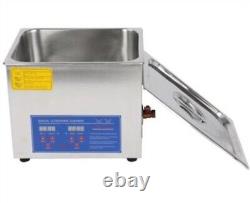1Pc 1.3L Stainless Digital Ultrasonic Cleaner Machine New yl