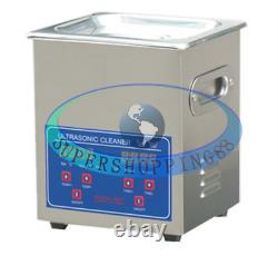 1pc 1.3L Stainless Steel Ultrasonic Cleaner Cleaning Machine JPS-08A 110V New