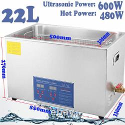 2 -22L/30L Digital Stainless Ultrasonic Cleaner Ultra Sonic Bath Cleaning Tank