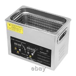 2.9L Digital Ultrasonic Cleaner Ultra Sonic Cleaning 40KHz Frequency Stainless