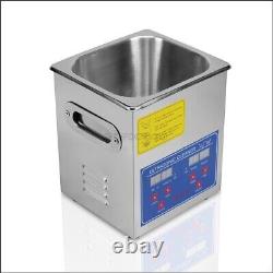 2 L Stainless Steel Ultrasonic Cleaner Large Timer Cleaning Bracket 110V Y th