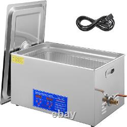 22 L Digital Ultrasonic Cleaner Ultra Sonic Bath Cleaner Timer Stainless Steel