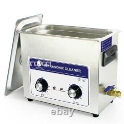 220V 6.5L Stainless Steel Industry Ultrasonic Cleaner For Jewelry Glasses PCB