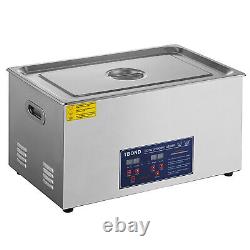 22L Digital Stainless Steel Ultrasonic Cleaner Bath Cleaning Tank Timer Heater