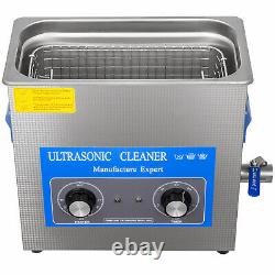 22L Knob Stainless Ultrasonic Cleaner Ultra Sonic Bath Cleaner Tank Timer Heat