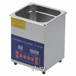2L 2-frequency Digital Stainless Steel Ultrasonic Cleaner Cleaning Machine