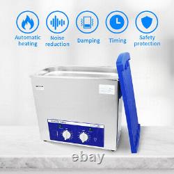 2L 6L Stainless Steel Heated Ultrasonic Cleaner Jewelry Watch Washing Machine