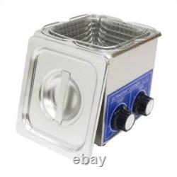 2L 80W Dental Jewelry Stainless Ultrasonic Cleaner Heater Timer 80 Degree ft