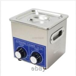 2L 80W Dental Jewelry Stainless Ultrasonic Cleaner Heater Timer 80 Degree yu