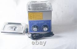 2L 80w Dental Jewelry Stainless Ultrasonic Cleaner Heater Timer 80? 110v 220v EL