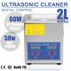 2l Digital Stainless Ultrasonic Cleaner Heater Industral Ultra Sonic With Basket