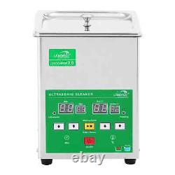 2L Digital Ultrasonic Cleaner Sonic Bath Cleaning Tank Temp And Timer Control