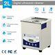 2l Ultrasonic Cleaner Bath Digital Ultrasound Wave Cleaning For Jewelry Parts