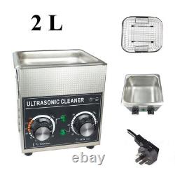2L Ultrasonic Cleaning Machine Jewelry Watch Glasses Ultrasound Heating Cleaner