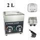 2l Ultrasonic Cleaning Machine Ultrasound Cleaner Heating Jewelry Watch Glasses
