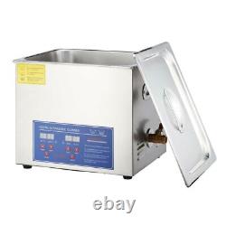3.2/30L Professional Digital Ultrasonic Cleaner Timer Heater Stainless Steel