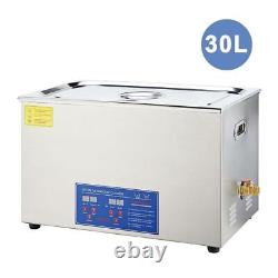 3.2-30L Ultrasonic Cleaner Stainless Digital Cleaning Machine with Heater Timer