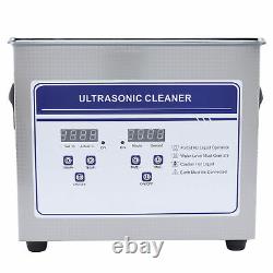 3.2L Digital Stainless Ultrasonic Cleaner Timer Bath Tank Wash Machine