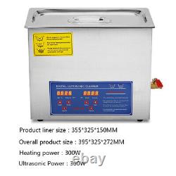3 / 6 / 10 / 15 / 30L Digital Timer Ultrasonic Cleaner Machine Stainless Cleaner