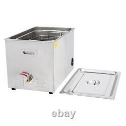 30L 6.6 Gal Stainless Steel Ultrasonic Cleaner Ultrasonic Bath Cleaning Machine