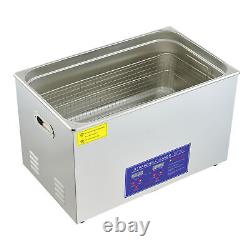 30L Digital Cleaning Machine Ultrasonic Cleaner Stainless Steel with Heater Timer