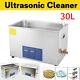 30l Digital Stainless Steel Timer&heater Ultrasonic Cleaner Cleaning Bath Tank