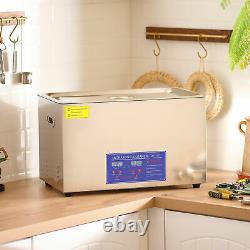 30L Digital Stainless Steel Ultrasonic Cleaner with Heater Timer Washing Machine