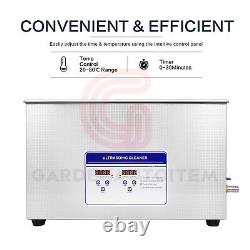 30L Digital Stainless Ultrasonic Cleaner Sonic Bath Cleaning Tank Timer Heater