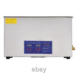 30L Digital Ultrasonic Cleaner Stainless Steel Cleaning Machine with Heater Timer